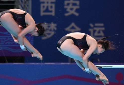 酒泉全运会女子跳水团体决赛，全红婵率领广东队夺冠，陕西队获得季军